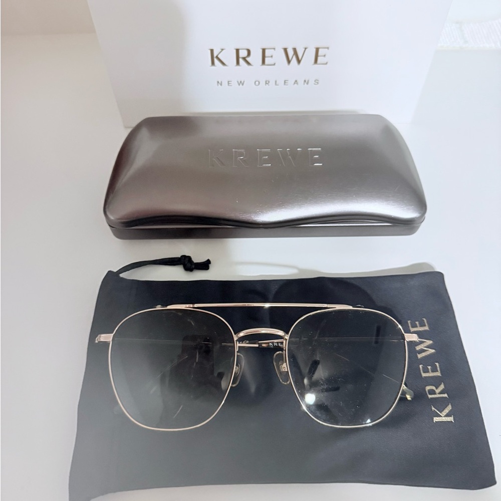 KREWE Earhart Blinker 24k + Zulu Polarized Sunglasses - Picture 5 of 7